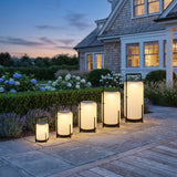 The full Lampara Outdoor Light (Solar) range shown together