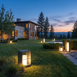 Garden Lantern (Solar) spread across an estate lawn at dusk