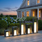 The full Garden Lantern (Solar) range shown together
