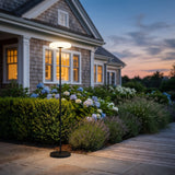 Close-up of the Signature Outdoor Solar Lamp material, finish and glow