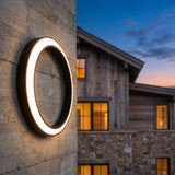 Close-up of the Eclipse Glow Outdoor Light profile and mounting