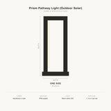 Prism Pathway Light (Outdoor Solar) sizes and specifications