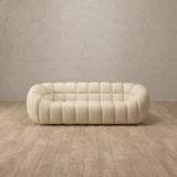 Top Grain Leather::Cuban Sofa 2 Seater Cream Top Grain Leather