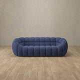 Boucle::Cuban Sofa 2 Seater OceanBlue Boucle