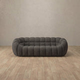 Linen Blend::Cuban Sofa 2 Seater Smoke Linen Blend