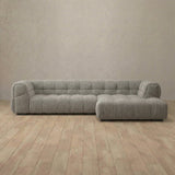 Puff Sofa Chaise Sectional (133")