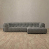 Puff Sofa Chaise Sectional (133")