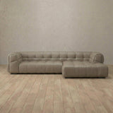 Puff Sofa Chaise Sectional (133")