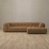 Puff Sofa Chaise Sectional (133")