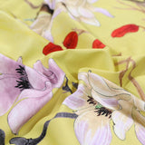 Mandarin Lime Green Duvet Cover Set (Long-staple Sateen Cotton)