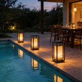 Cage Post Light (Outdoor Solar)