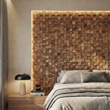 Quadri Wood Mosaic Wall Panel