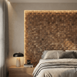 Quadri Wood Mosaic Wall Panel