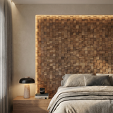 Quadri Wood Mosaic Wall Panel