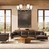 Modern Italian Sofa Loveseat (73")