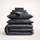 SEV-SILK-FOLDED-2026-07 bedding-set-studio charcoal-black