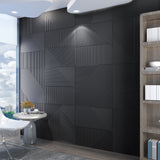 Euclid Painted Wooden Wall Panel--New