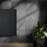 Euclid Painted Wooden Wall Panel--New