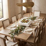 Pillow Ree Bowl as a centrepiece in a warm dining room