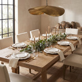 Rockdon Plate Collection styled in a warm dining room