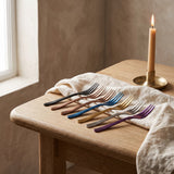The full Milan Fruit Fork finish range