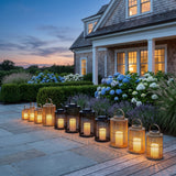 The Lantern Sora Weave range shown together — medium and large