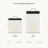 Lantern Sora Weave sizes and specifications