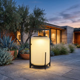 Close-up of the Lampara Outdoor Light (Solar) material, finish and glow