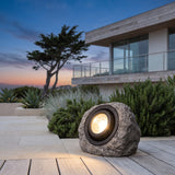 Close-up of the Rocky Light (Outdoor Solar) material, finish and glow