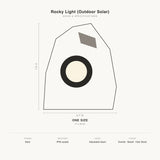 Rocky Light (Outdoor Solar) sizes and specifications