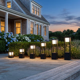 The full Nimbus Cube Solar Light range shown together