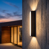Close-up of the Cascade Wall Light profile and mounting