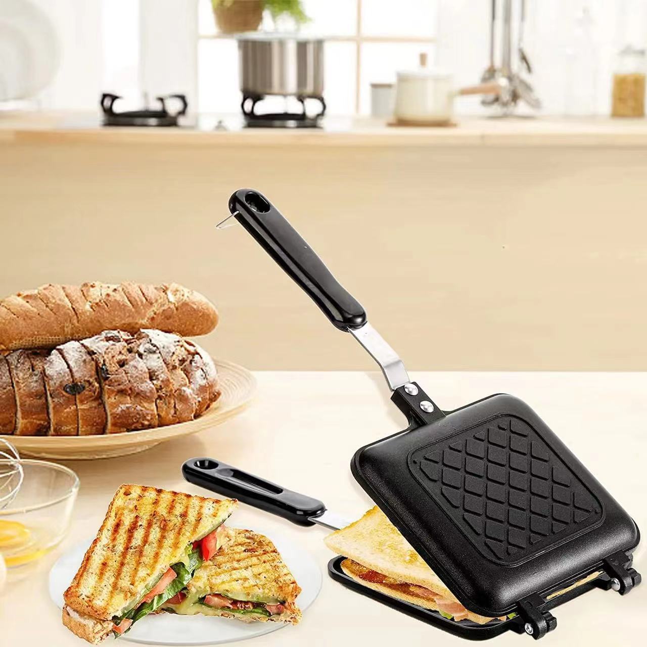 Pan, Kitchen Tools Bread Toast Breakfast Machine, Hot Sandwich