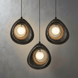 Circular Wabi Sabi Pendant Light