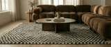 Checkered Shag Moroccan Rug