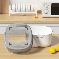 Double-layer Vegetable Washer Drain Strainer Ultrasonic Cleaning Machine