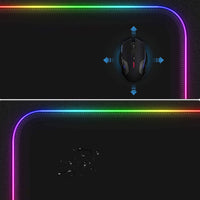 Wireless Charging Big Size RGB LED Gaming Mousepad Computer Mouse Pad For Gamer