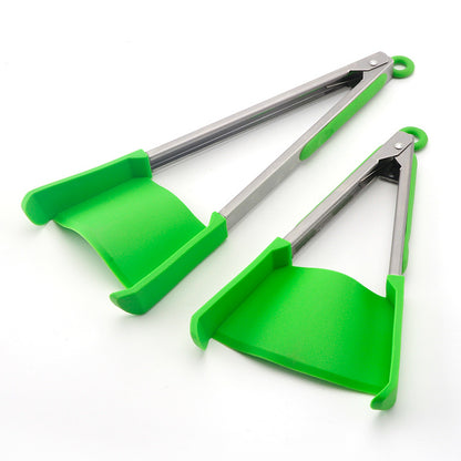 2-in-1 Spatula and Tongs Combo