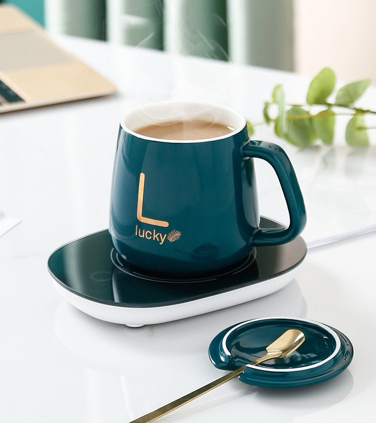 55 degree Ceramic Coffee Mug With Heater