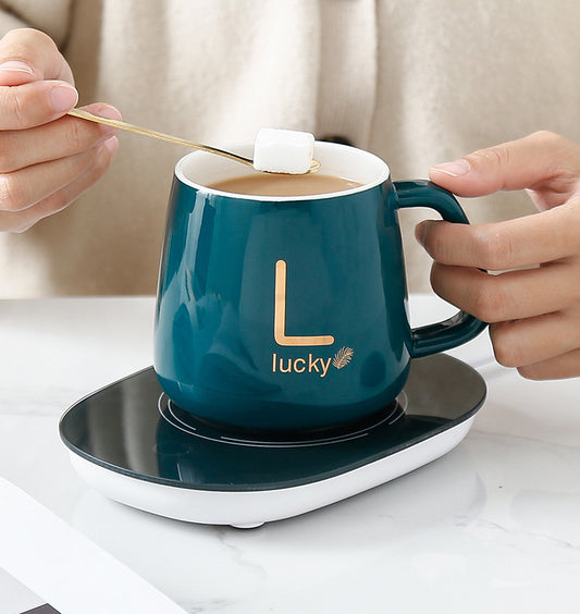 55 degree Ceramic Coffee Mug With Heater