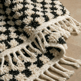 Checkered Shag Moroccan Rug