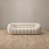 Boucle::Cuban Sofa 2 Seater Cream Boucle [grid:2:BCL]