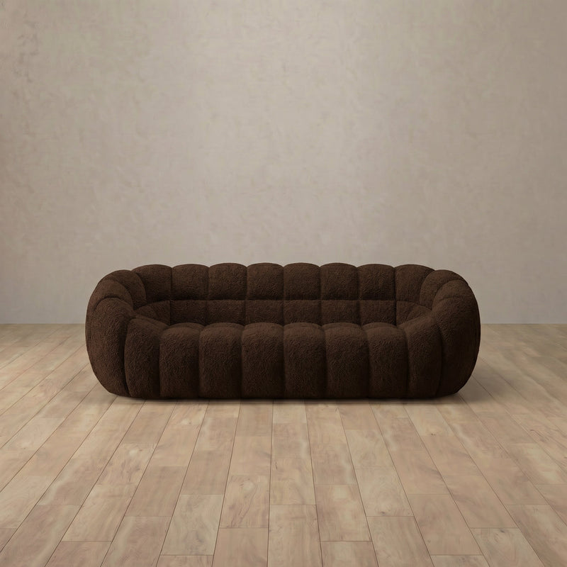 Boucle::Cuban Sofa 2 Seater Espresso  Boucle 8:BCL