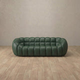 Top Grain Leather::Cuban Sofa 2 Seater Forest Green Top Grain Leather [grid:5:TGL]