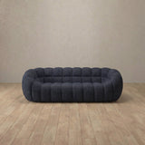 Linen Blend::Cuban Sofa 2 Seater InkBlue Linen Blend