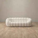 Boucle::Cuban Sofa 2 Seater Ivory Boucle