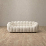 Boucle::Cuban Sofa 2 Seater Ivory Boucle v1