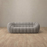 Boucle::Cuban Sofa 2 Seater Pewter Boucle