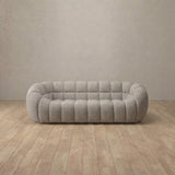 Linen Blend::Cuban Sofa 2 Seater Pewter Linen Blend v3