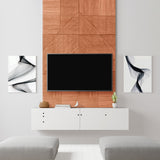 Euclid Stained Wooden Wall Panel--New